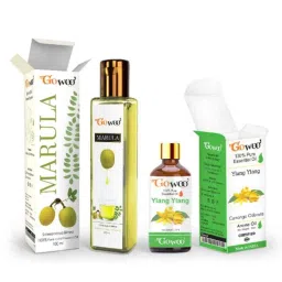 GoWoo 2 Pcs 10ml Natural Therapeutic Grade Cold Pressed Ylang Ylang Aroma Oil &a; 100ml Marula Carrier Oil Set, GWOC1336-P49+P176-picture-37