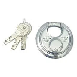 Smart Shophar 70mm Steel Silver Disc Ultra Keys Shutter Lock, SLK80SL-DISK-UKSL70-P1 (Pack of 5)-picture-27