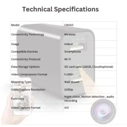Cybernautt CN410 1080p Wireless Dual Port USB Hidden Adapter Spy Camera image 2