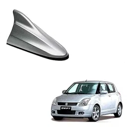 Auto Pearl ABS Silver Universal Replacement Shark Fin Car Roof Antenna For Maruti Suzuki Swift-picture-23