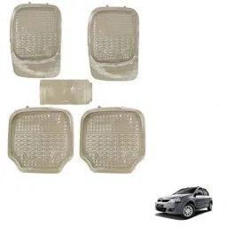 Kozdiko 5 Pcs 4G Beige Rubber &a; PVC Heavy Car Foot Mat Set for Mahindra Verito, koz_80768-picture-31