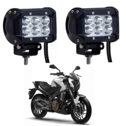 Cartronics 18W 6 LED Aluminum Bar Fog Light for Bajaj Dominar-picture-28