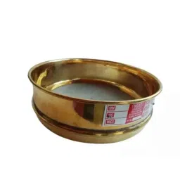 BEXCO 8 inch 710 micron Stainless Steel Mesh Test Sieve with Brass Frame image 2
