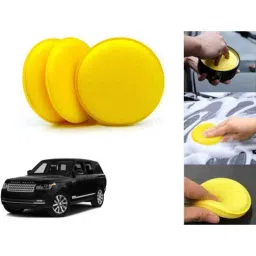 Auto Pearl Polyurethane Beige Washing &a; Waxing Polish Foam Sponge for Range Rover (Pack of 3)-picture-41