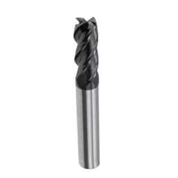 Dolphin 3mm 4 Flute Flat Solid Carbide End Mill, Overall Length: 50 mm image 2