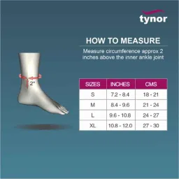 Tynor Ankle Binder, Size: M image 4