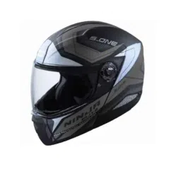 Studds Ninja Elite Super D4 Decor ISI Ceritifed Plastic Matt Black Full Face Flip-Up Helmet, Size: Small-picture-37