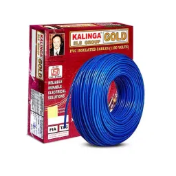 Kalinga Gold 2.5 Sq mm Blue FR PVC Housing Wire, Length: 90 m image 1