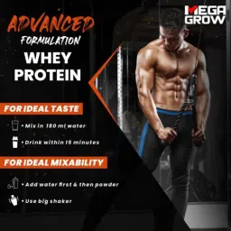 Megagrow 1kg Mawa Kulfi Whey Protein Concentrate Powder, MEGAGROWSNO24 image 4