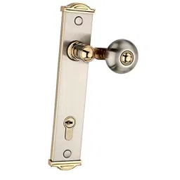 Bonus Comfy G5 Reflex 65mm Brass Silver &a; Gold Bathroom Mortice Lock Set-picture-11