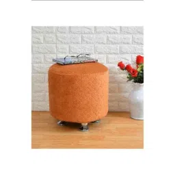 Modern India Seating Orange Velvet Bar Stool, MISP55 image 5