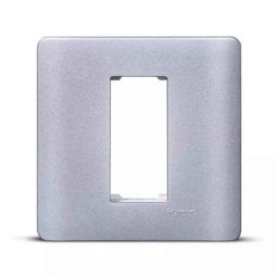 Schneider Electric Zencelo IN8401C(SA) 1 Module Satin Silver Grid &a; Cover Frame (Pack of 10)-picture-46