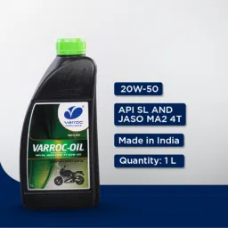 Varroc JASO MA2 1 Litre 4T 20W-50 Multigrade Engine Oil, VOIL-2050D-1000SL image 4