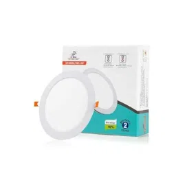 D&s;Mak 15W Round LED Conceal Panel Light with IP50 Dust Proof (Pack of 10) image 3