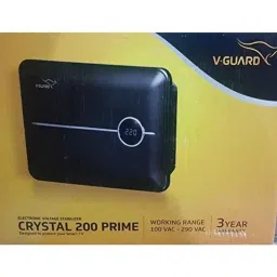 V-Guard Crystal 200 Prime 90-290V 6A Voltage Stabilizer for Upto 70 inch LED, LCD &a; Smart TV image 3