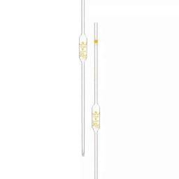Supertek 25ml Borosilicate Glass 3.3 Class-B Transparent Volumetric Pipette with One Mark, 70.301.0025 (Pack of 10)-picture-13