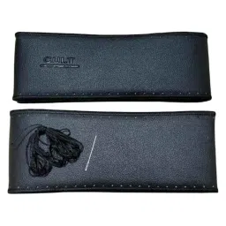 SureStrive Cult Leather Black Soft Grip Foam Stitched Car Steering Cover for Maruti Gypsy All, CULTGRIP_STGCOVER_BLACK_280-picture-41