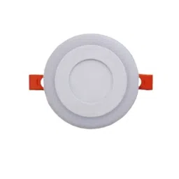 D&s;Mak 6W Aluminium White &a; Red Round LED Conceal Panel Light (Pack of 2) image 4