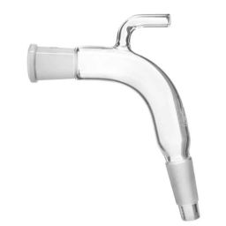 ABGIL B-19 Borosilicate 3.3 Glass Glossy Smooth Finish Receiver/Bent Adapter with Vent, ABG366-picture-8