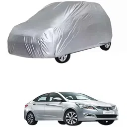 Protec Car Body Cover Without Mirror Pocket Uv Polyester for Hyundai Verna Fludic Car, A5_Verna Fludic_Slv, PRO-NBOQ3E-picture-17