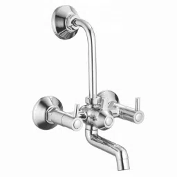 Apree Treat Silver Brass Non Telephonic Wall Mixer-picture-30