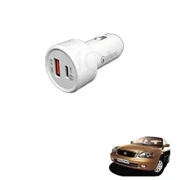 Kozdiko 3A 18W Plastic Fast Charging Mini Car Charger with Dual Output for Maruti Suzuki Baleno-picture-35