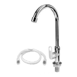 Fastgear Stainless Steel &a; Plastic Chrome Finish Silver Sink Tap, FG888 (Pack of 2)-picture-15