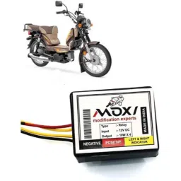 Auto Pearl 12V Black Front &a; Rear Flasher Indicator Light for XL 100-picture-47