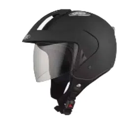 Studds KS-1 Metro Expanded Polystyrene Matt Black Open Face Open Face Helmet, Size: Xtra Large-picture-44