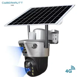 Cybernautt X4K 4MP Full HD PTZ 4G Sim Camera with Two Way Audio, Motion Track, Alarm, Night Vision, Built in Siren &a; Free 128GB Memory Card image 4