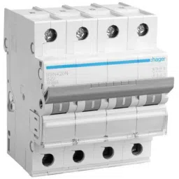 Hager 63A Four Pole B Curve h3 MCB, NBN463N, Breaking Capacity: 10 kA-picture-39