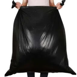 Singhal 30x37 inch 120 Micron Black Plastic Garbage Bag for Kitchen, Office, Warehouse &a; Restaurant (Pack of 100)-image-63