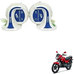 Kozdiko 2 Pcs 18-in-1 Mocc Bike Digital Tone Magic Horn Set for Hero Glamour PGmfi-picture-20