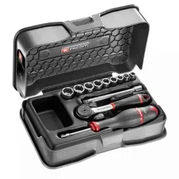 Facom 10 Pcs 1/4 inch Square Drive Socket Set, R.161-1P6-picture-38