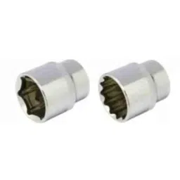 Goodyear GY13045 1/2 inch Chrome Vanadium Steel Bi-Hexagonal Nickel Plated Square Drive Socket-picture-38