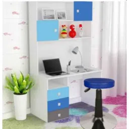 Rajpura Blue Chrome Plate Cushion Bar Stool image 4