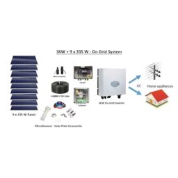 Solar Universe India 3kW 14.3A Polycrystalline On Grid Solar System Kit (Pack of 5)-picture-19