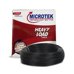 Microtek 1 Sqmm Black LFFR PVC Flexible Wire, Length: 90 m-picture-21