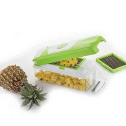 Cierie Green ABS Plastic Vegetable &a; Fruits Chopper-picture-32