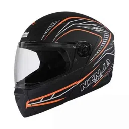 Studds Ninja Elite Super D5 Decor ISI Ceritifed Plastic Matt Black Full Face Flip-Up Helmet, Size: 600 mm-picture-32