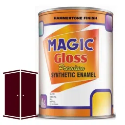 Magic Paints 500ml Crimson Premium Synthetic Enamel Paint with Hammerstone Finish-picture-12