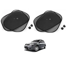 Kozdiko 4 Pcs Black Chipokoo Car Window Sunshade Curtain Set for Mahindra Verito, koz_181-picture-47