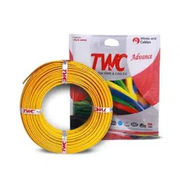 TWC Advance 1.0 Sqmm Yellow FR PVC Insulated Solid Stranded Flexible Copper Wire, Length: 90m, TWCAD02-picture-41