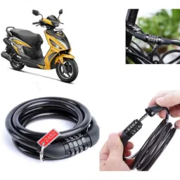 Auto Pearl PVC &a; Plastic Black Combination Cable Lock for Maestro Edge, 662-picture-47