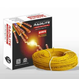 RADILITE 1 Sqmm Yellow Single Core HRFR Multistrand PVC Insulated Housing Wire, RAD 002B, Length: 45 m-picture-10