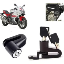 Auto Pearl Steel Black Heavy Duty Anti-Theft Disc Brake Lock for 302R, Lock_107-picture-22