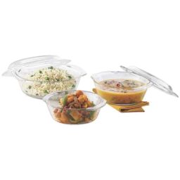 Borosil 3 Pcs Glass Transparent Round Casserole Set, ICS22CA3715-picture-36