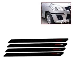 Kozdiko 4 Pcs Black &a; Red Bumper Protector Set for All Cars image 4