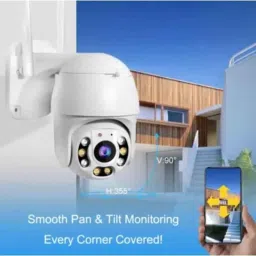 OneXsale 2MP 1080p PTZ Smart Wi-Fi Camera with 2-Way Audio, Night Vision Alarm, Motion Alert &a; SD Card support image 3