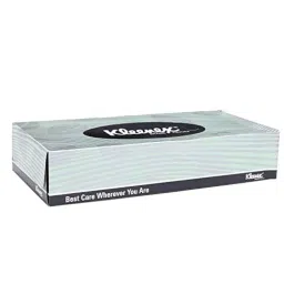 Kleenex 100 Pieces 2 Ply Facial Tissue Flat Box, 1033 (Pack of 60X100 tissues, Total 6000 Facial Tissues) image 2